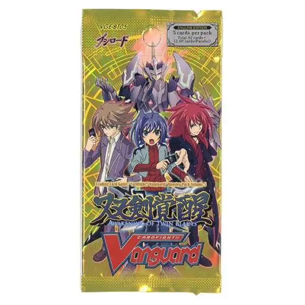 Cardfight Vanguard Trading Card Game Awakening of Twin Blades Booster Pack
