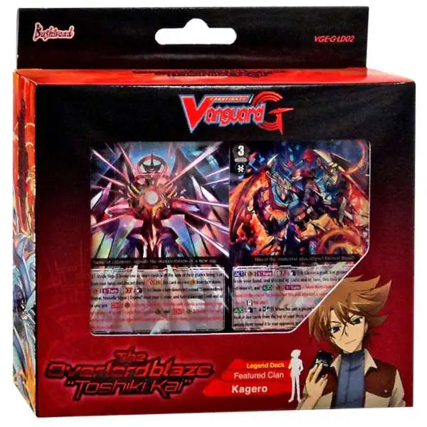 Cardfight Vanguard Trading Card Game The Overlord Blaze "Toshiki Kai" G Legend Deck VGE-G-LD02