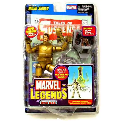 Marvel Legends Series 14 Mojo 1st Appearance Iron Man Action Figure [Gold Variant]