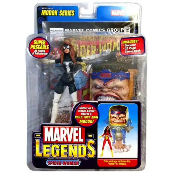 Marvel Legends Series 15 M.O.D.O.K. Spider-Woman Action Figure [Julia Carpenter Variant]