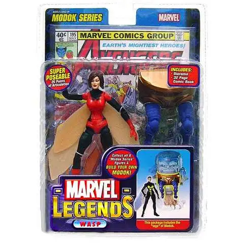 Marvel Legends Series 15 M.O.D.O.K. Wasp Action Figure [Red Variant]