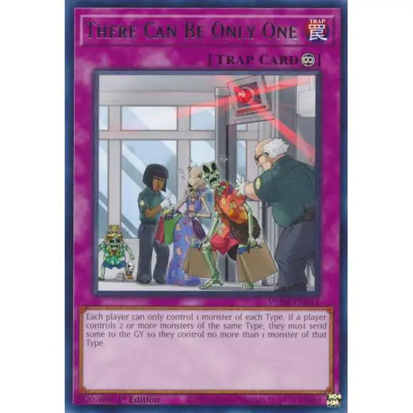 YuGiOh Trading Card Game Valiant Smashers Rare There Can Be Only One VASM-EN015