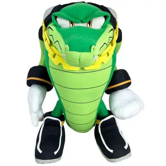 Sonic The Hedgehog Vector The Crocodile 14 Plush GE Animation - ToyWiz