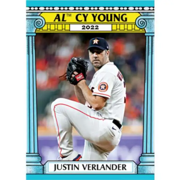 MLB Topps 2022 Throwback Thursday Set #47 Justin Verlander #141 [1987 Football 1000 Yard Club]