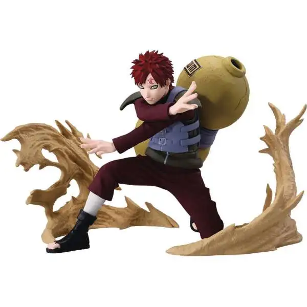 Naruto Shippuden Vibration Stars Plus Gaara 4.7-Inch Soft Vinyl Figure