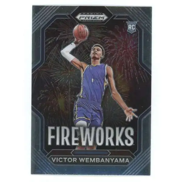 NBA San Antonio Spurs 2023-24 Panini Prizm Draft Picks Fireworks Victor Wembanyama #1 [Rookie]