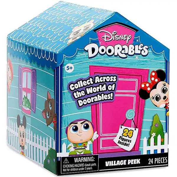 Disney Doorables Series 4, 5 & 6 VILLAGE Peek Exclusive Playset [24 RANDOM Figures]