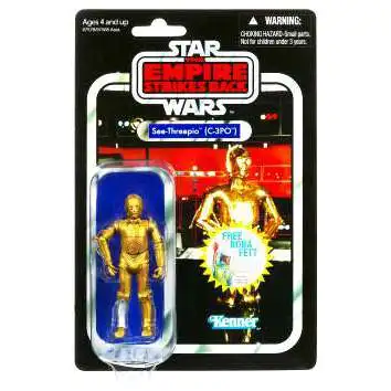 Star Wars The Empire Strikes Back 2010 Vintage Collection C-3PO Action Figure #06 [Damaged Package]