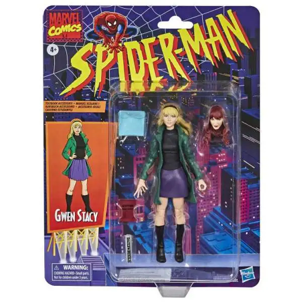 Spider-Man Marvel Legends Retro Series Gwen Stacey Action Figure