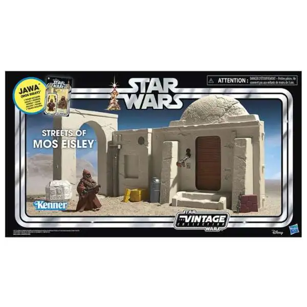 Star Wars Vintage Collection Streets of Mos Eisley Playset [with Jawa]