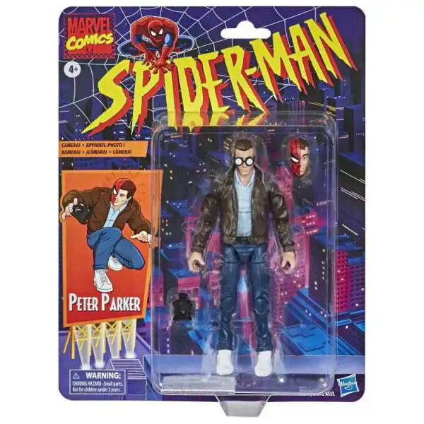 Spider-Man Marvel Legends Vintage (Retro) Series Peter Parker Action Figure