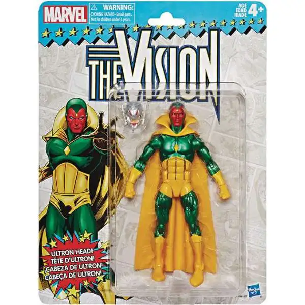 Marvel Legends Retro Series 2 Vision Action Figure [Classic Costume]