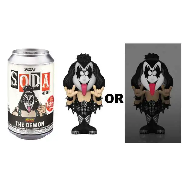 Funko KISS The Demon Vinyl Soda Gene Simmons Limited Edition of 12,500! Figure [1 RANDOM Figure, Look For The Chase!]