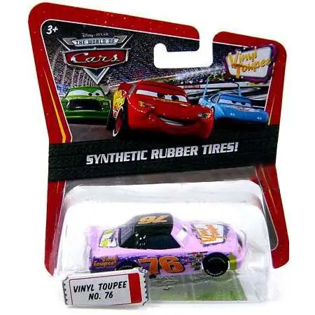 Disney / Pixar Cars The World of Cars Synthetic Rubber Tires Vinyl Toupee No. 76 Exclusive Diecast Car