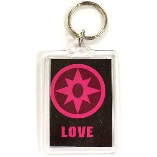 DC Green Lantern Blackest Night Violet Love Keychain