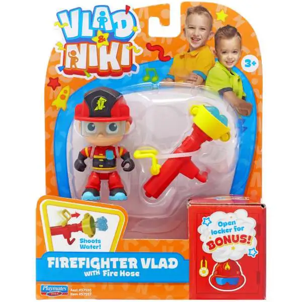 Vlad & Niki Firefighter Vlad Figure Set [with Firehose]