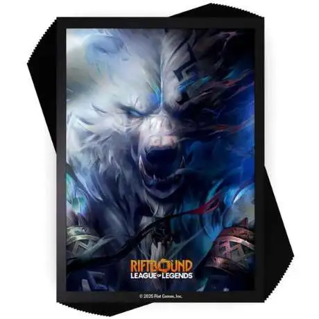Riftbound: League of Legends Trading Card Game Origins Volibear Art Card Sleeves [100 Count]