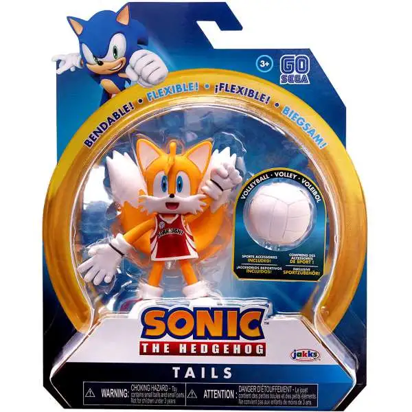 Sonic The Hedgehog Wave 3 Bendable Action Figure Soccer Ball Jakks Pacific for sale online 