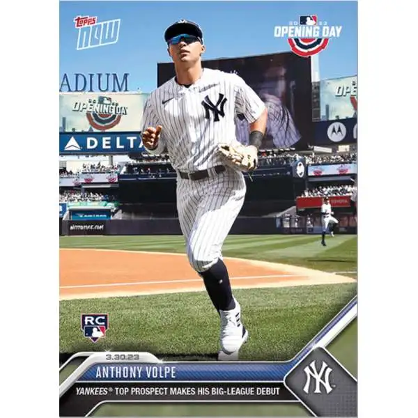 MLB New York Yankees 2023 Topps Now Baseball Anthony Volpe Exclusive #2 [Rookie, Yankees Top Prospect Makes His Big League Debut]
