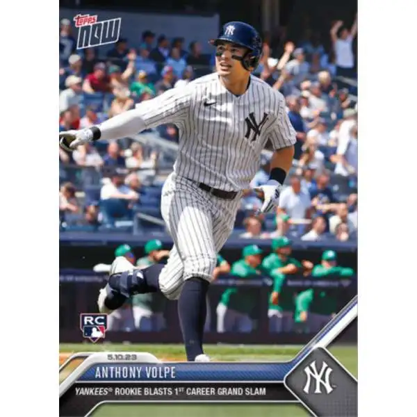 MLB New York Yankees 2023 Topps Now Baseball Anthony Volpe Exclusive #264 [Rookie Blasts 1st Career Grand Slam]