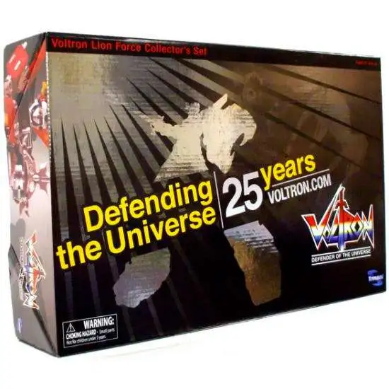 Defender of the Universe 25th Anniversary Voltron Lion Force Collector's Set [Metallic]