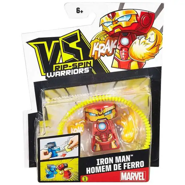 VS Rip-Spin Warriors Marvel Iron Man Single Pack [Damaged Package]