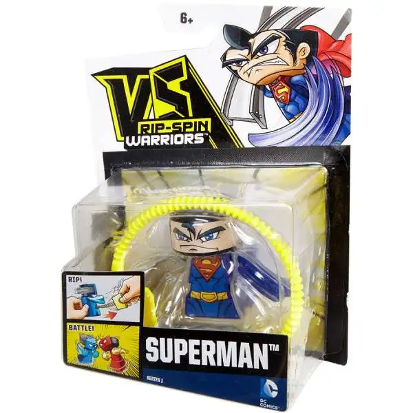 VS Rip-Spin Warriors DC Comics Superman Single Pack