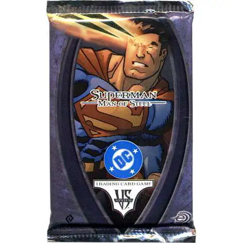 DC VS System Trading Card Game Superman Man of Steel Booster Pack [14 Cards]