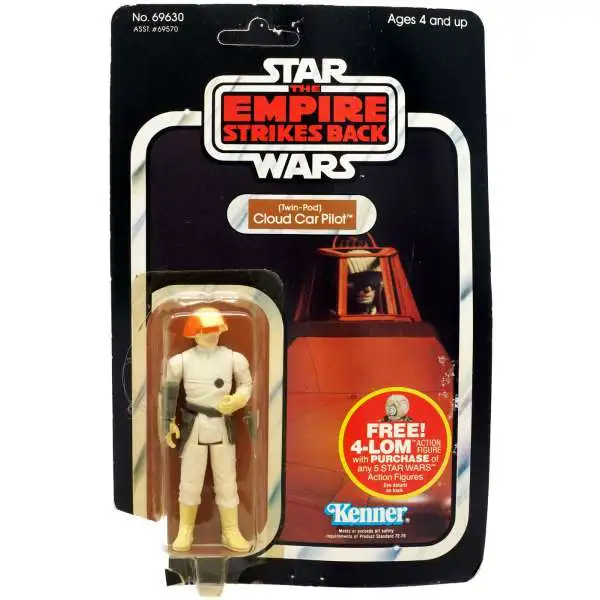 Star Wars The Empire Strikes Back Vintage 1982 (Twin-Pod) Cloud Car Pilot Action Figure [Heavy Shelf Wear]