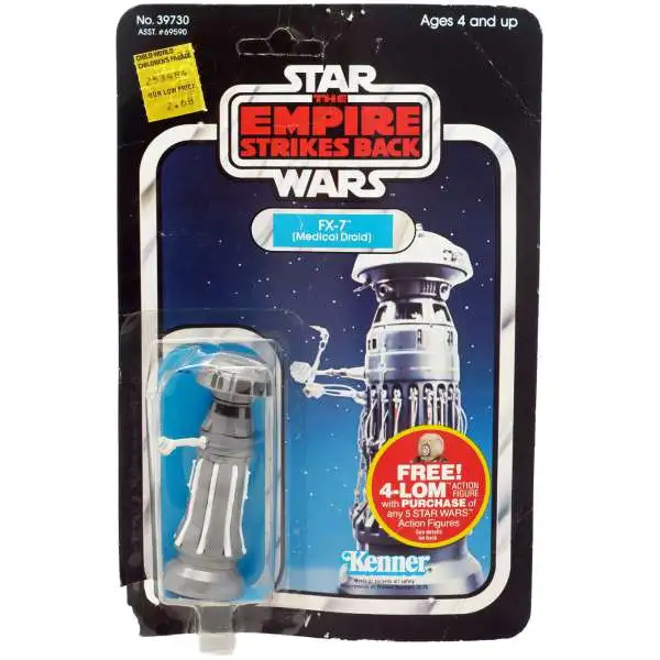 Star Wars The Empire Strikes Back Vintage 1982 FX-7 Action Figure [Medical Droid] [Shelf Wear]