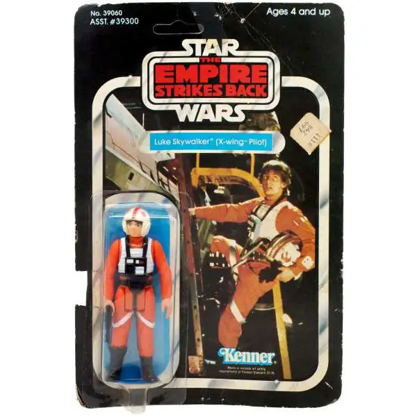 Star Wars The Empire Strikes Back Vintage 1980 Luke Skywalker Action Figure [X-Wing Pilot, 41 Back] [Heavy Shelf Wear]