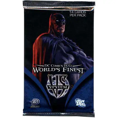 DC VS System Trading Card Game World's Finest Booster Pack [14 Cards]