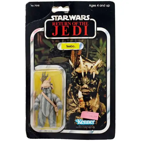 Star Wars Return of the Jedi Vintage 1983 Teebo Action Figure [Heavy Shelf Wear]