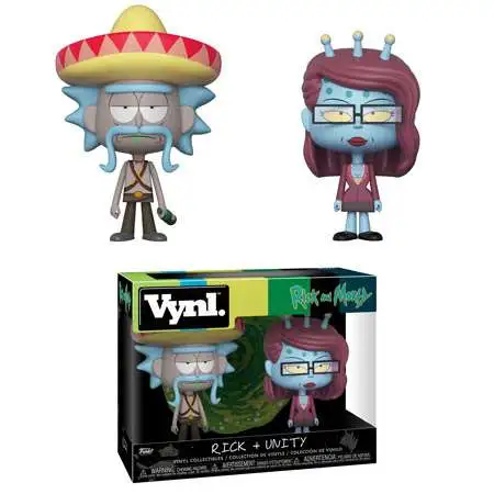 Funko Rick & Morty Vynl. Rick with Sombrero & Unity Vinyl Figure 2-Pack