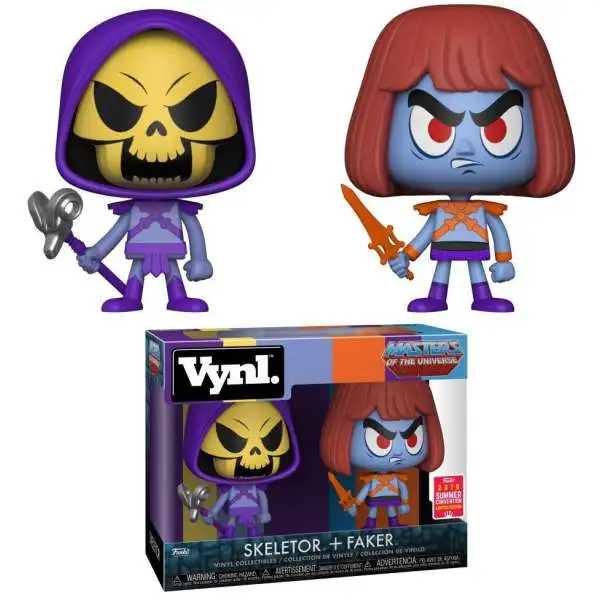 Funko Masters of the Universe Vynl. Skeletor & Faker Exclusive Vinyl Figure 2-Pack