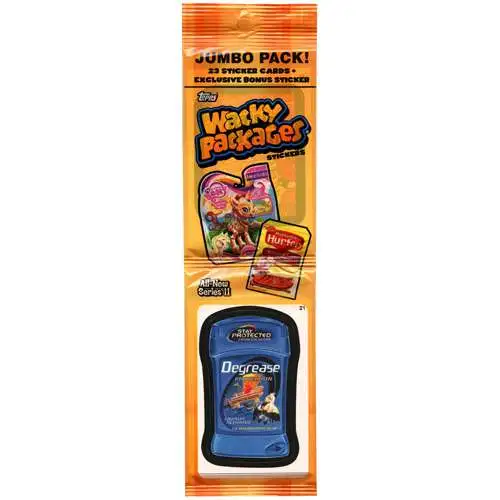 Wacky Packages Topps Series 11 Trading Card Sticker JUMBO Pack [23 Cards!]