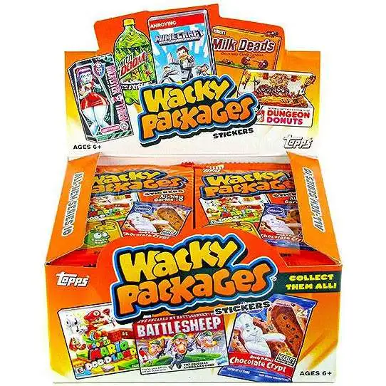 Wacky Packages Topps Series 10 Trading Card Sticker Box [24 Packs]