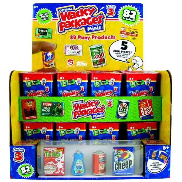 World's Smallest Wacky Packages Minis Series 3 Mystery Box [24 Packs]