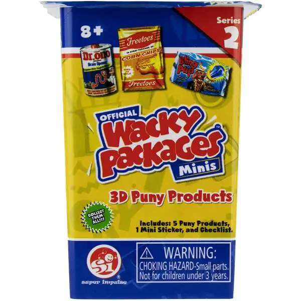 World's Smallest Wacky Packages Minis Series 2 Mystery Pack [5 Pieces]