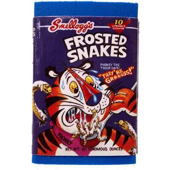 Wacky Packages Topps Series 1 Frosted Snakes Single Eraser #10