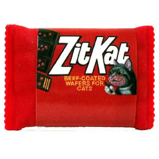 Wacky Packages Topps Series 1 Zit Kat Single Eraser #20