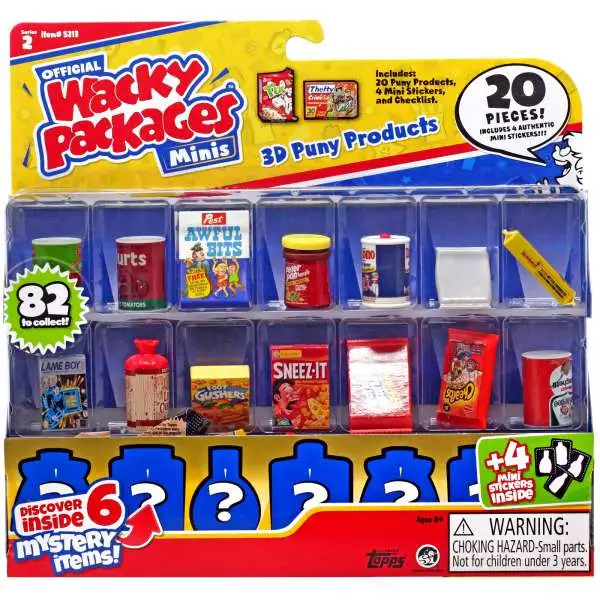 World's Smallest Wacky Packages Minis Series 2 Figure 20-Pack