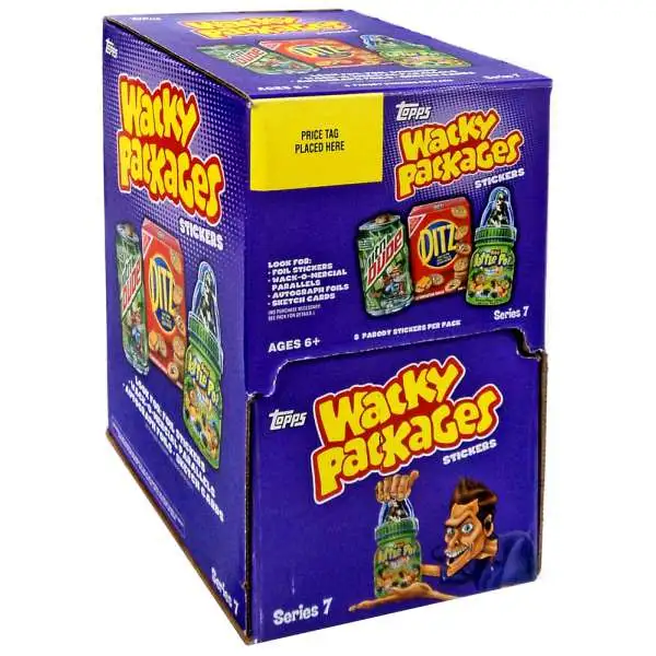 48 Packs Wacky Packages Series 7 Trading Card Sticker Box 