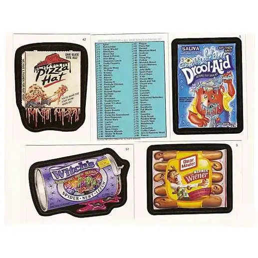 WACKY PACKAGES POSTCARDS SERIES 8 ARTIST SIGNED LIMITED EDITION SET 6/6 CARDS 
