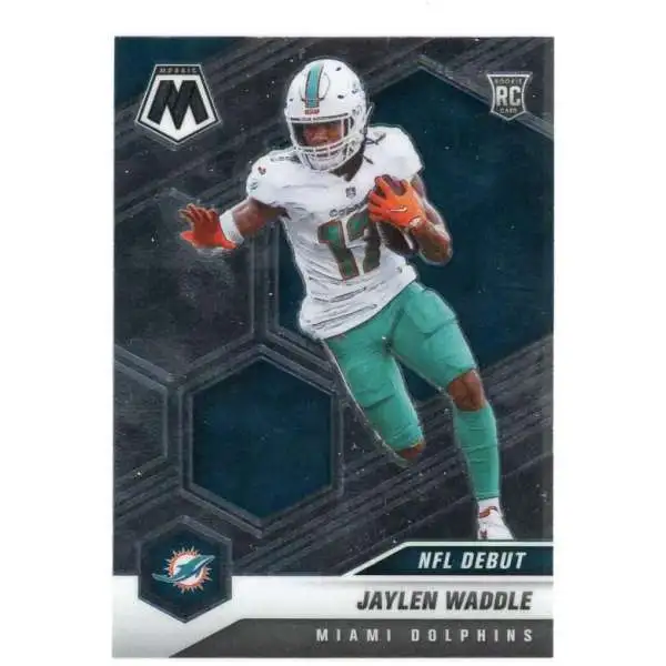 2021 Panini Donruss Optic Black Pandora Prizm #208 Jaylen Waddle 15/25 RC