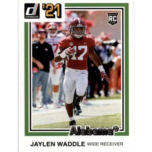 NFL 2021 Panini Chronicles Donruss Draft Picks Jaylen Waddle #38 [Rookie]