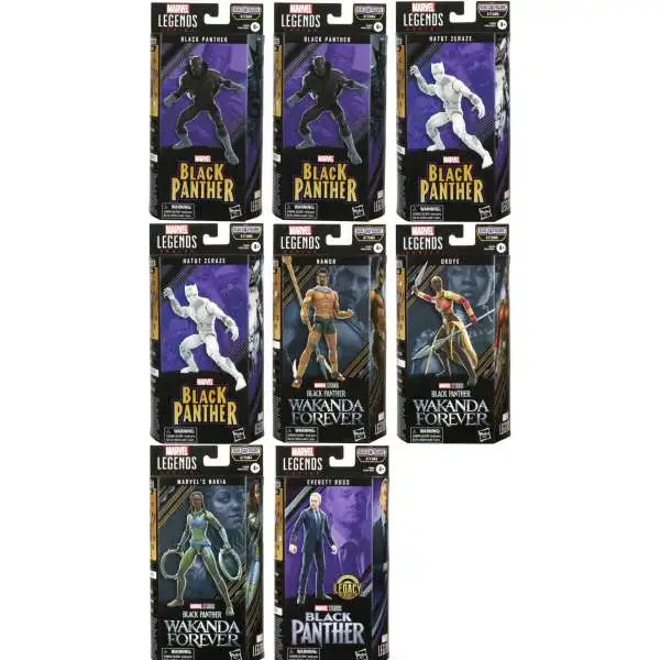 Black Panther: Wakanda Forever Marvel Legends Attuma Series Case of 8 Action Figures