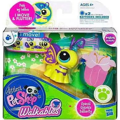 Littlest Pet Shop Walkables Butterfly Figure #2372 [Special Sparkle, Damaged Package]