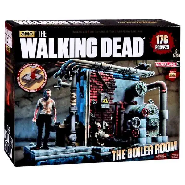 McFarlane Toys The Walking Dead Boiler Room Building Set #14558