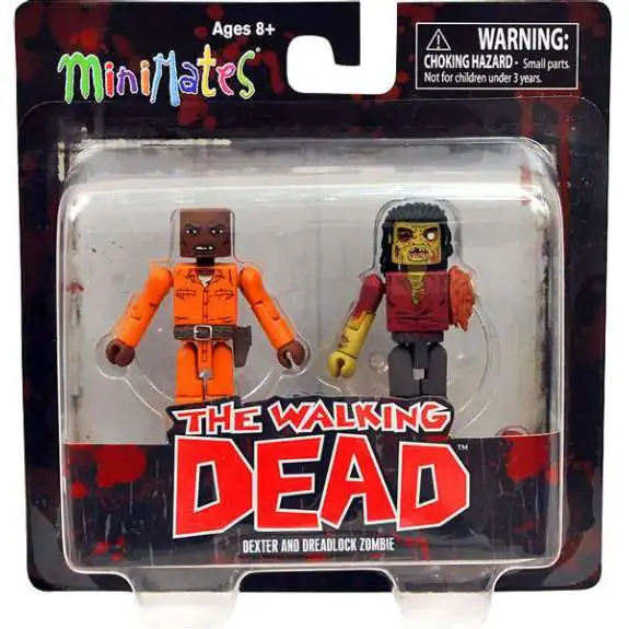 The Walking Dead Minimates Series 3 Dexter & Dreadlock Zombie Minifigure 2-Pack